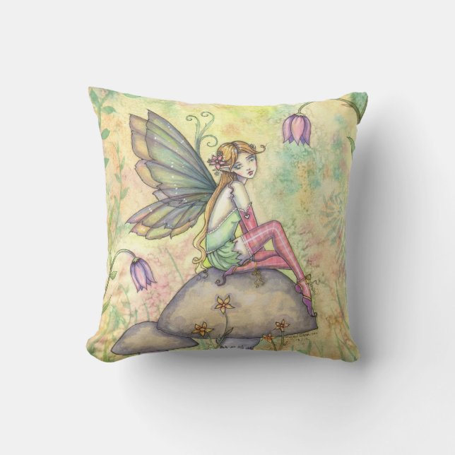 Jolie Fleur Fée Girls Coussin (Recto)