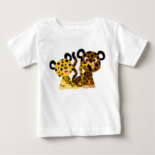 Jolie Flirtatious Cartoon Jaguars Baby T-Shirt