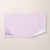 Jolie floraison de cerisiers roses (Serviette à main)