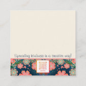 Jolie florale croire en Miracles Cartes de gentill (Dos)