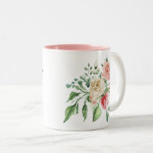 Jolie florale Meilleure Jamais Mummy Coffee Mug à  (Devant droit)