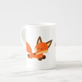 Jolie flotte Cartoon Fox os Chine Mug