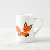 Jolie flotte Cartoon Fox os Chine Mug (Droite)