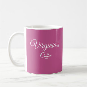 Jolie Fuchsia Mug de café personnalisé