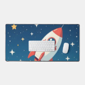 Jolie fusée spatiale qui décolle (Clavier et souris)