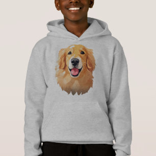 Jolie goldenretriever Chien Happy Visage Expressio