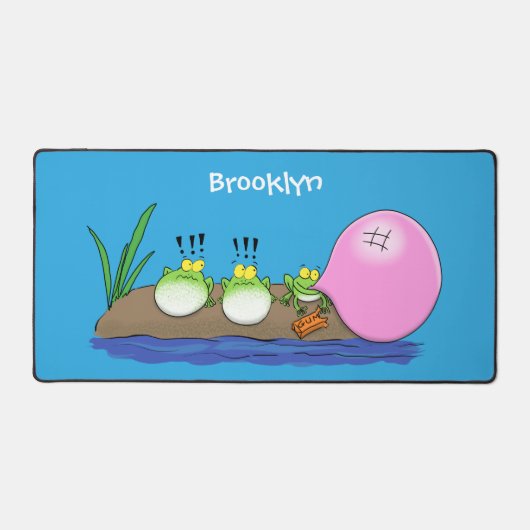 Jolie grenouilles drôles bubblegum dessin animé il (Recto)