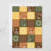 Jolie Halloween, Automne, Invitation Baby shower (Dos)