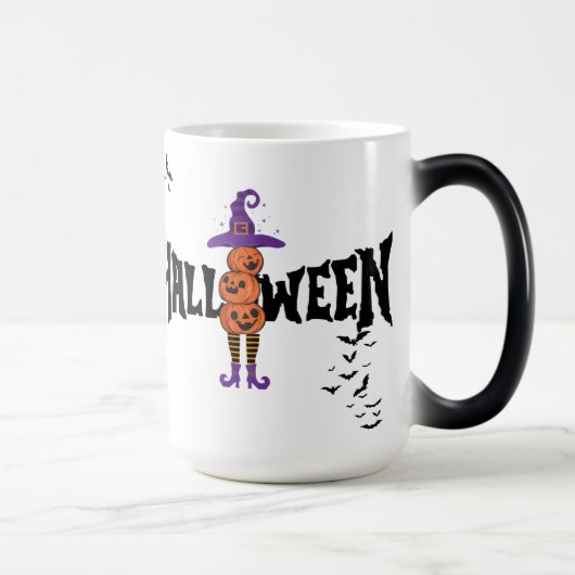 Jolie Halloween Citrouilles rire Mug (Droite)