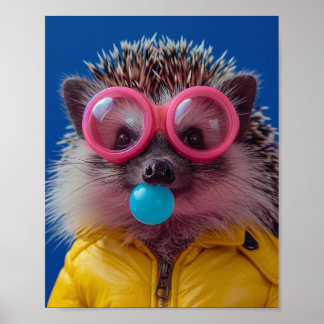 Jolie Hérisson Bubble-Gum Sois Gentil Décoration M