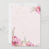 Jolie Hippo Floral Baby Shower Invitations (Dos)