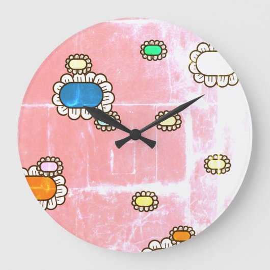 jolie horloge à fleurs (Recto)