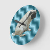 Jolie horloge murale de carlin (Angle)