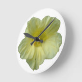 Jolie horloge murale Nasturtium (Angle)