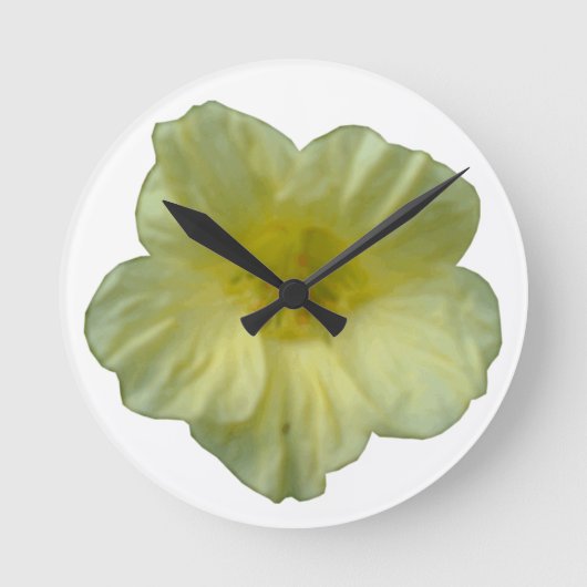 Jolie horloge murale Nasturtium (Recto)