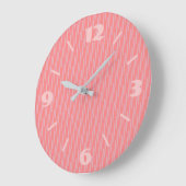 Jolie horloge murale rose Dusty (Angle)