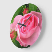Jolie horloge rose rose (Angle)