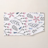 Jolie illustration florale tombant botanique (Serviette à main)