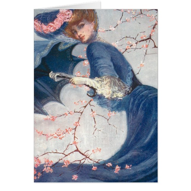 Jolie image de fille au printemps (Devant)