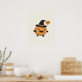 Jolie impression d'art de citrouille d'Halloween r (Cuisine)
