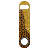 Jolie Impression de Cuir de Guépard avec Paillette (Dos)