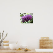 Jolie impression de fleurs violettes de Buddleia (Cuisine)