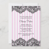 Jolie invitation à la douche Lingerie (Dos)