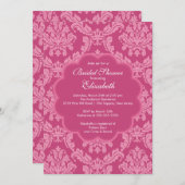 Jolie invitation à la douche nuptiale du printemps (Devant / Derrière)