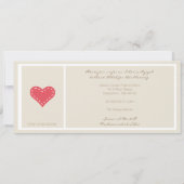 Jolie invitation à la faire-part de bébé Islam Aqi (Dos)