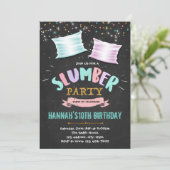 Jolie invitation à la fête d'anniversaire en somme (Debout devant)