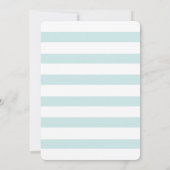 Jolie invitation baby shower garçon éléphant (Dos)