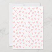 Jolie invitation d'anniversaire de fille de chat. (Dos)