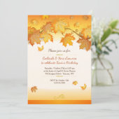 Jolie invitation d'automne (Debout devant)