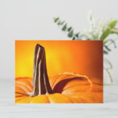 Jolie invitation de Citrouilles orange (Debout devant)