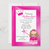 Jolie invitation de fête d'anniversaire de (Devant)