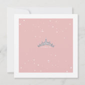 Jolie invitation de fête d'anniversaire de (Dos)