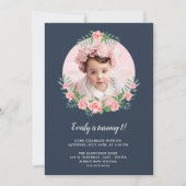 Jolie invitation de fête d'anniversaire de photo (Devant)