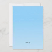 Jolie invitation de médaille féminine (Dos)