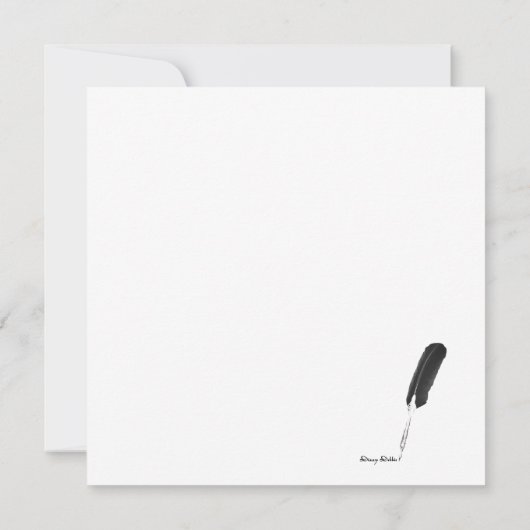 Jolie invitation de Noël (Dos)