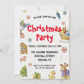 Jolie invitation de Noël (Devant)