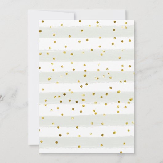 Jolie invitation de Noël Tea Party (Dos)