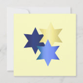 Jolie invitation de partie de Hanoukka (Dos)