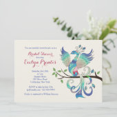 Jolie Invitation de Peacock (Debout devant)