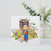 Jolie INVITATION Japonaise (Debout devant)
