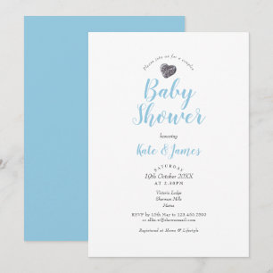Jolie invitation pour Baby Shower / Sprinkle de co