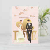 Jolie invitation se reposante (Debout devant)