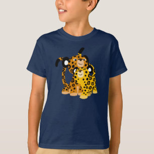 Jolie Jaguars En T-shirt Enfants Amoureux