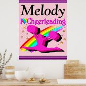 JOLIE J'AIME CHEERLEADING POSTER PERSONNALISÉ (Cuisine)