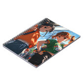 Jolie japonaise Anime fille Carnet spirale (Côté gauche)
