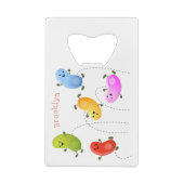 Jolie jellybeans bondissant dessin animé (Dos)